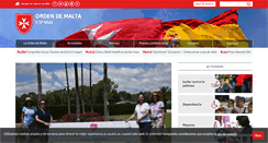 Desktop Screenshot of ordendemalta.es